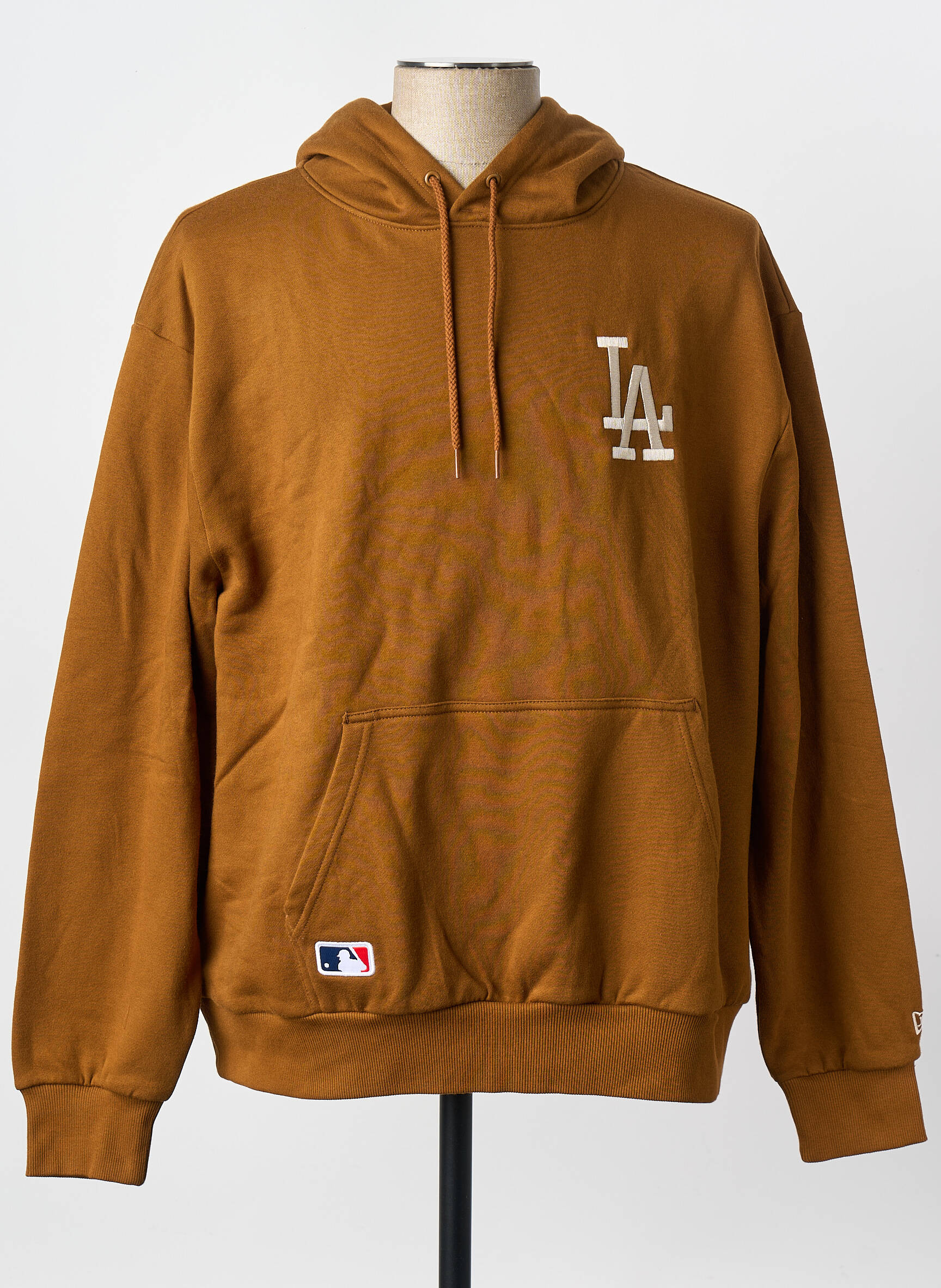 Sweat-shirt à capuche marron NEW ERA homme