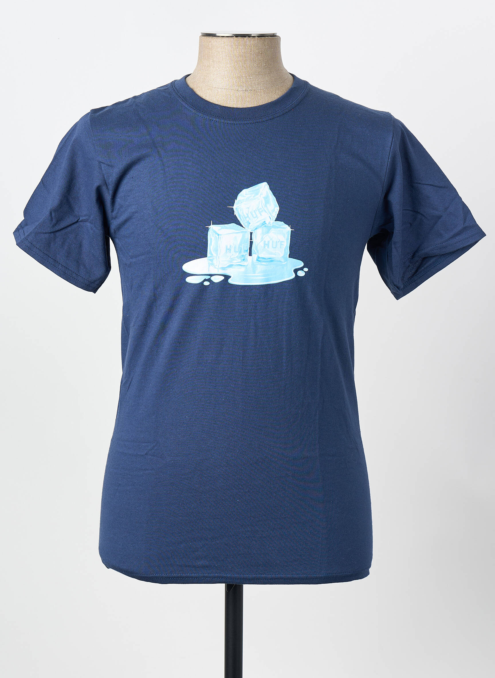 T-shirt bleu HUF homme
