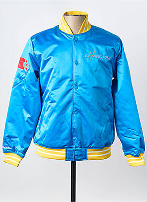 Blouson bleu MITCHELL AND NESS homme