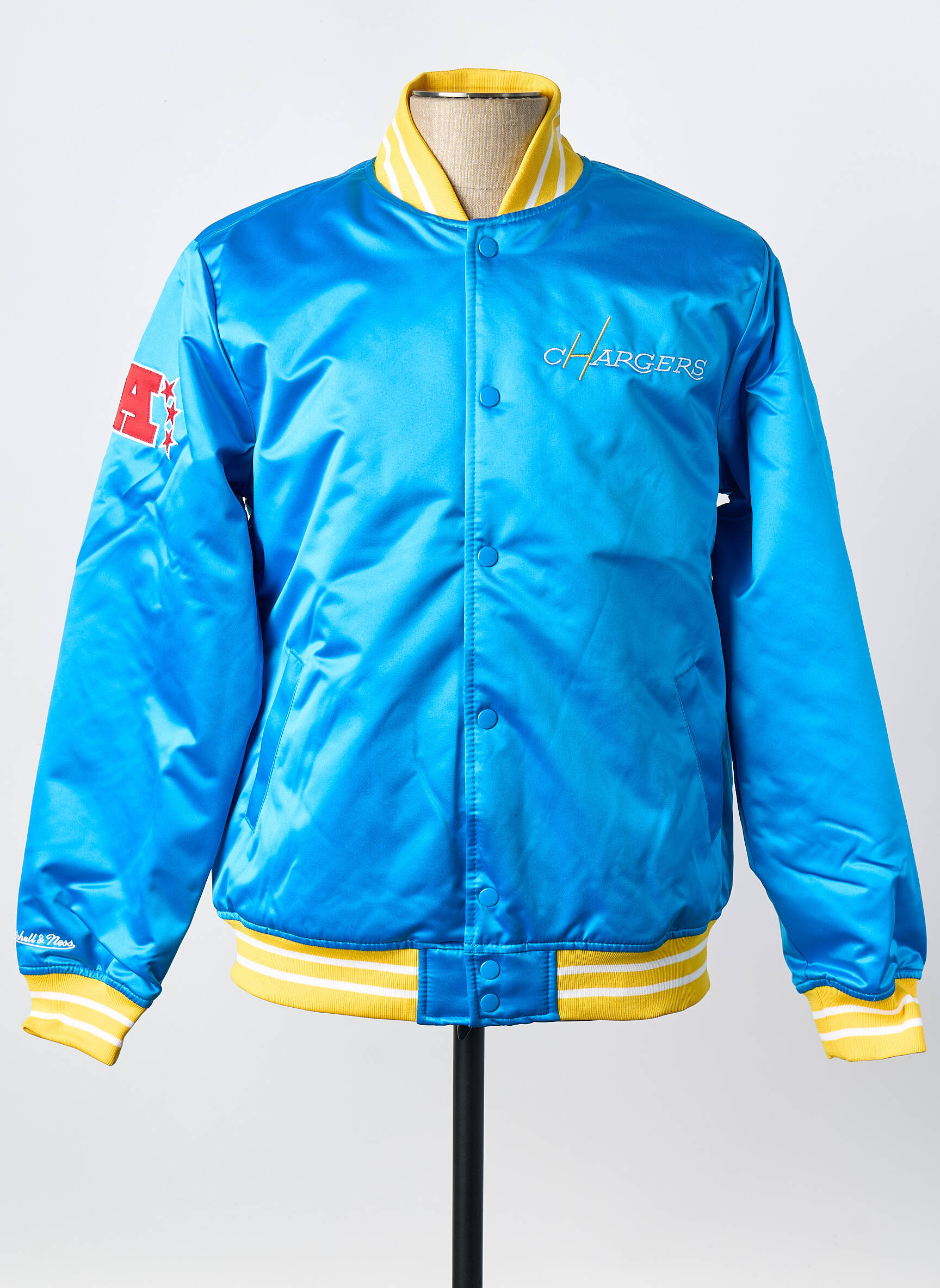 Blouson bleu MITCHELL AND NESS homme