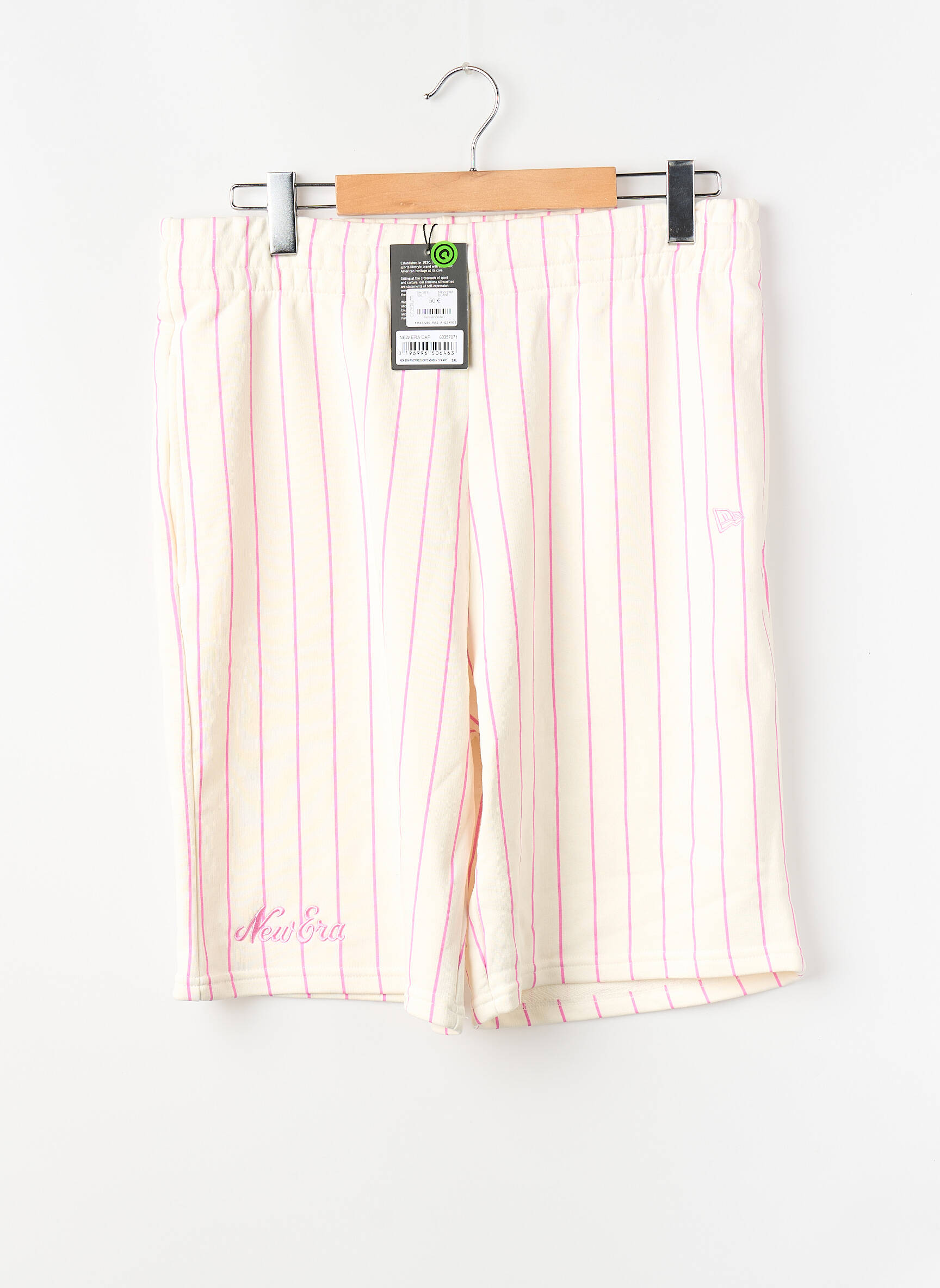Short blanc NEW ERA homme